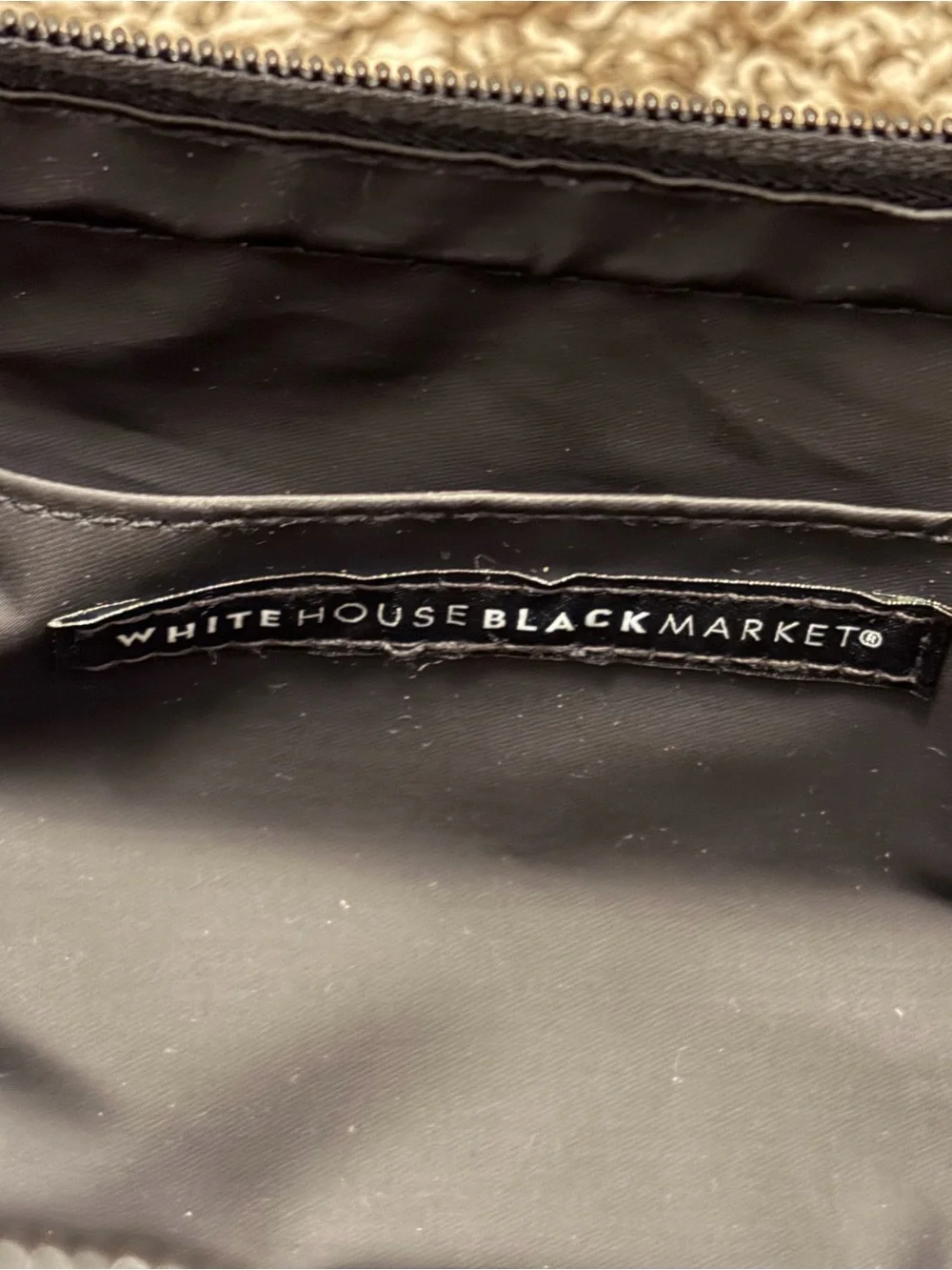 White House Black Market monochrome floral